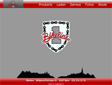 Tablet Screenshot of bikeline.ch