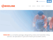 Tablet Screenshot of bikeline.co.uk