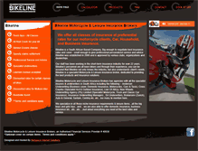 Tablet Screenshot of bikeline.co.za