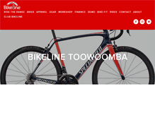 Tablet Screenshot of bikeline.com.au